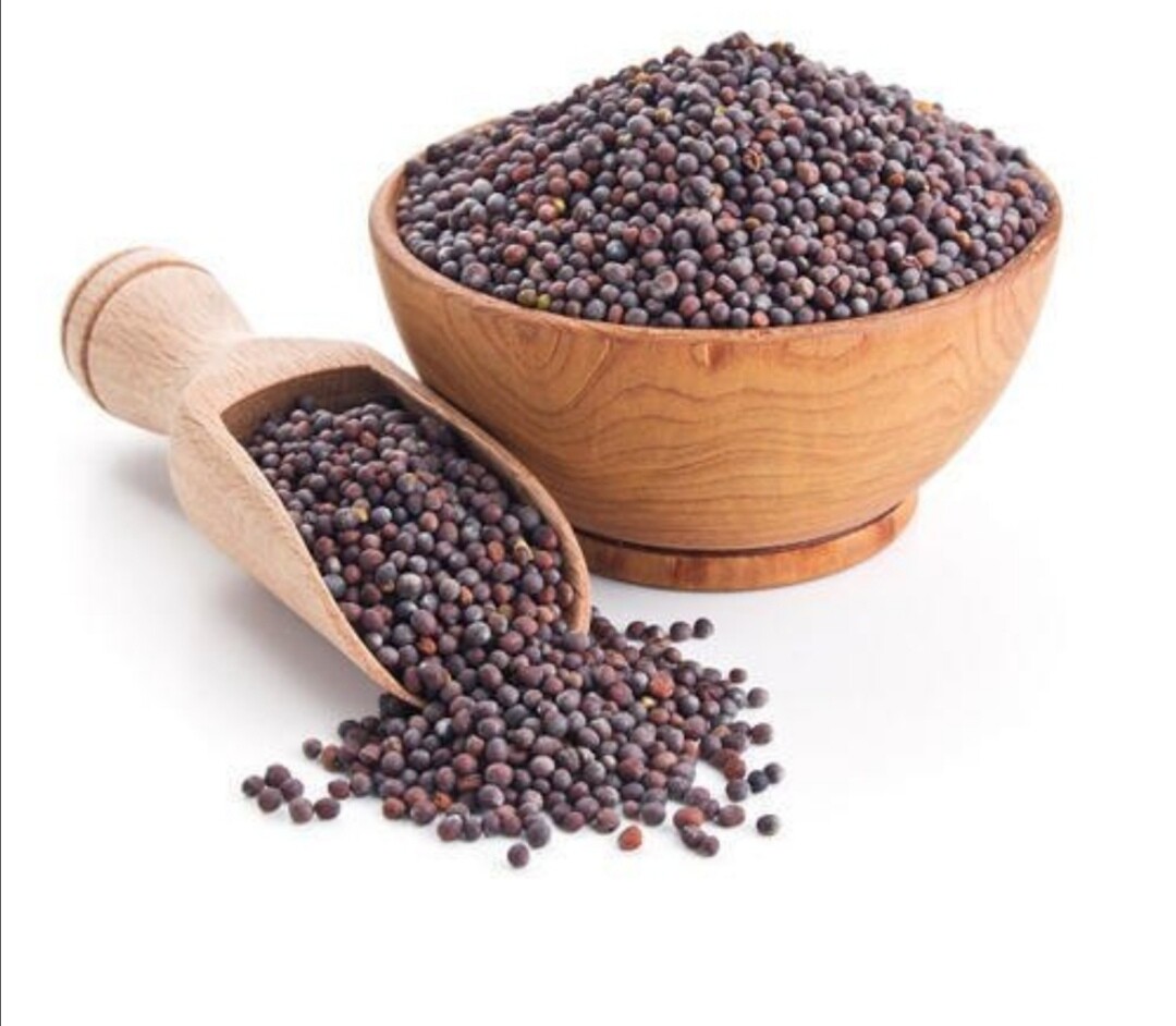 Dried Mustard Seed pastry Brown Black Whole Grade Organic Premium Natural 50g