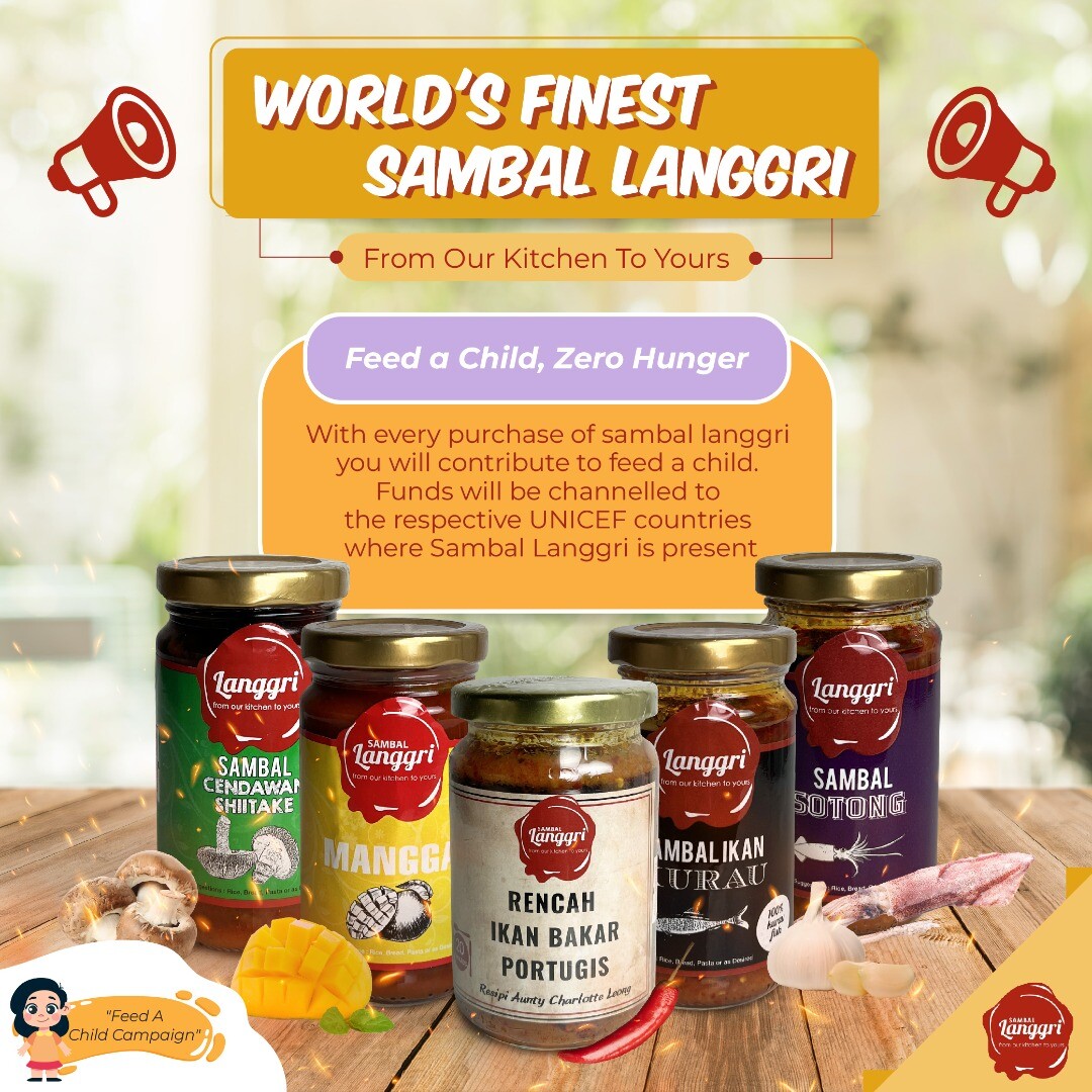 8x Langgri 100% Natural Squid Chili Sauce 7oz/Jar, Convenient & Ready to Eat