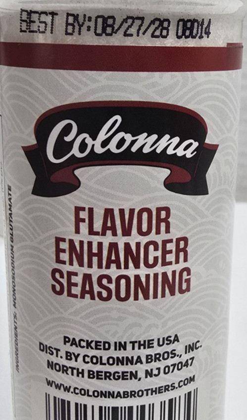 3x Colonna MSG Monosodium Glutamate 3.5 Oz Shaker Flavor Enhancer Seasoning 8/28