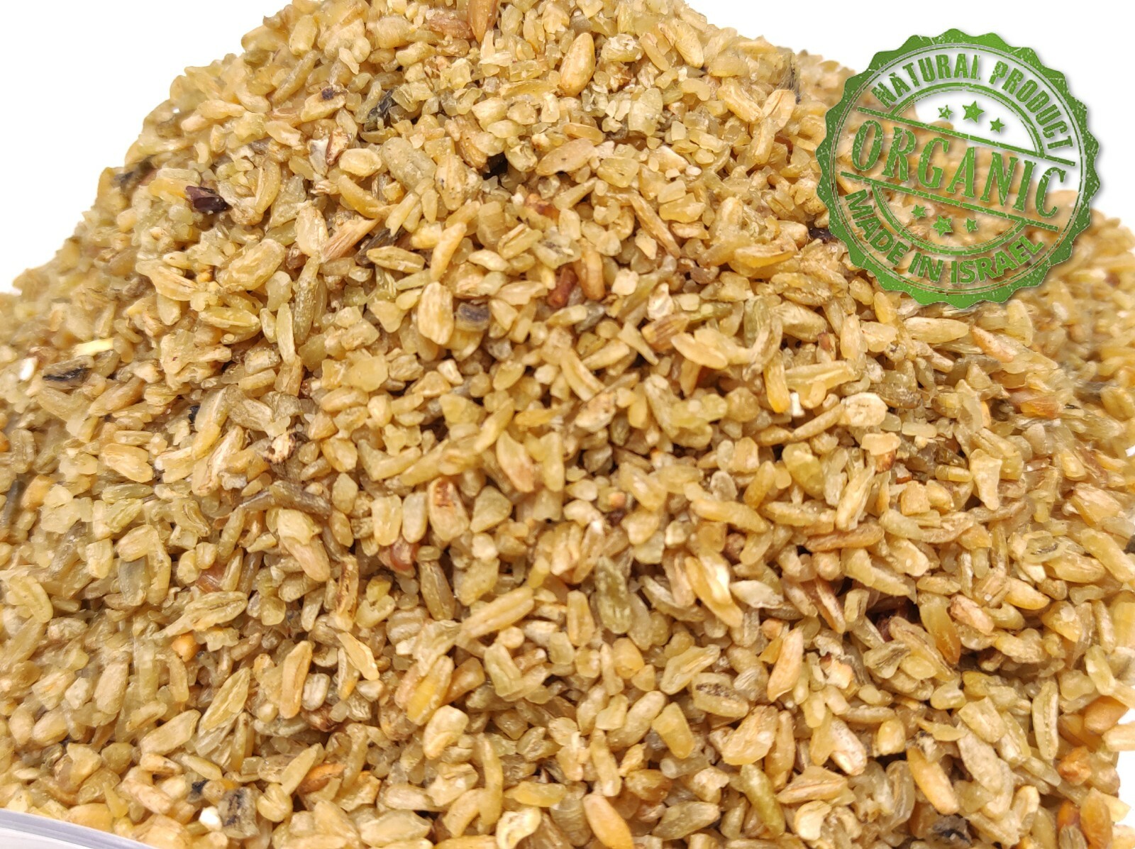 Organic Whole Freekeh Whole Grain Non-GMO Vegan Bulk Holy Land Israel Pure