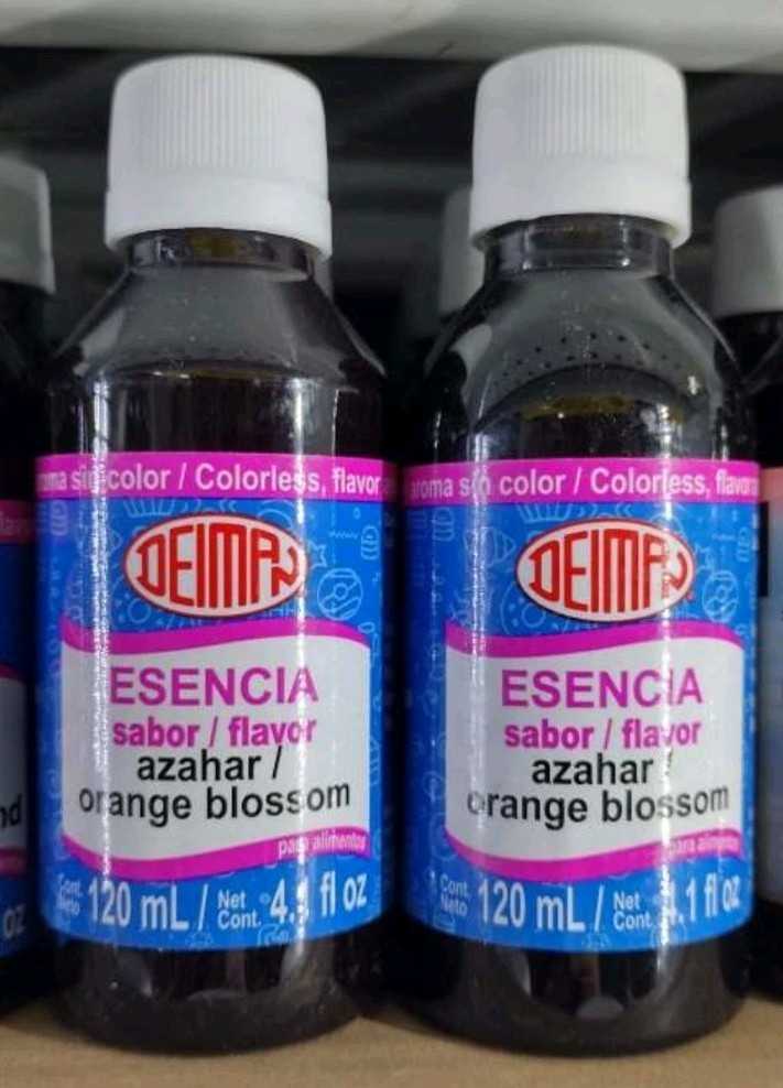 2X DEIMAN AZAHAR CONCENTRADO ESENCIA Y SABOR – 2 BOTTLESOF 4.1oz (120ml) EACH