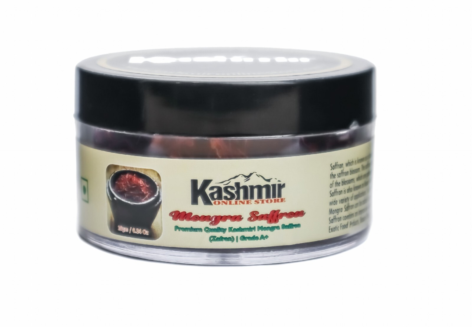 10gram Pure Kashmiri Saffron – Premium A+ Grade Red Kesar Spice for Cooking.