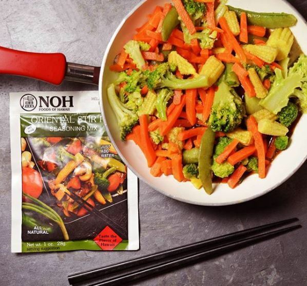 NOH Foods of Hawaii ORIENTAL STIR FRY Seasoning Mix 1 oz. 28g NO MSG Made in USA