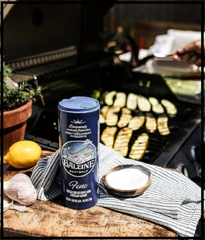 La Baleine Fine Crystals Canister, Sea Salt, 26.5 Ounce