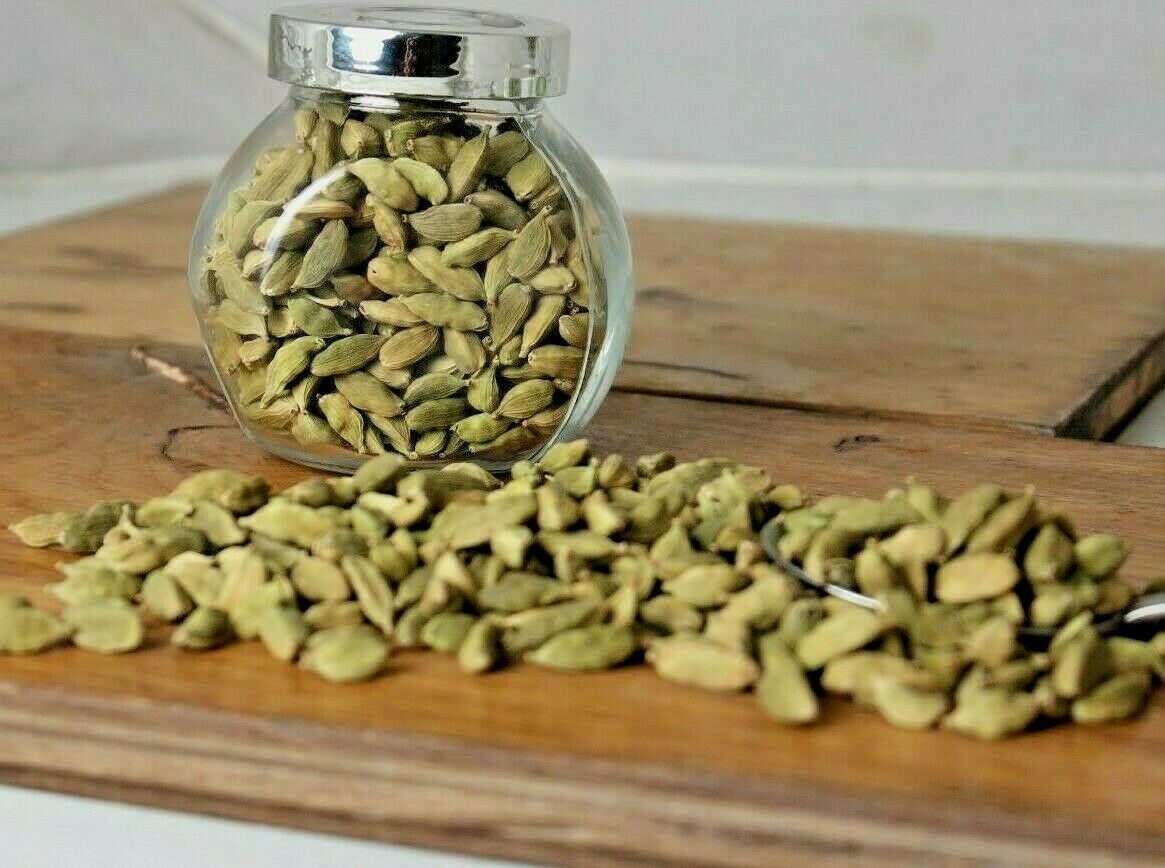 Ceylon Organic Green Cardamom Seeds Pods 100% Pure Natural Premium