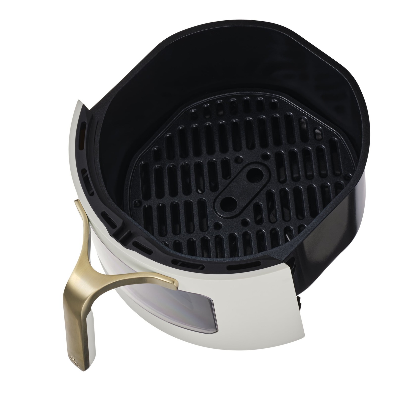 6QT Air Fryer, with Thymecrisp™ and Ceramic-Coated Nonstick Basket, Sand White