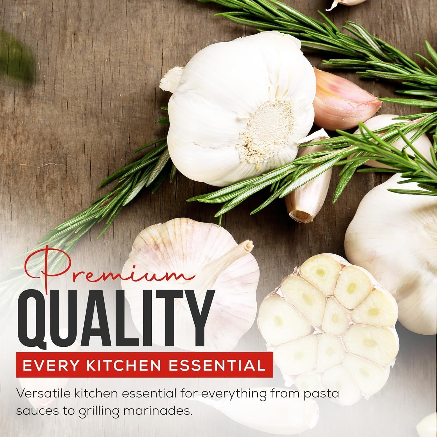 Crushed Garlic in Olive Oil | Heirloom California Garlic | Smooth Creamy Text…