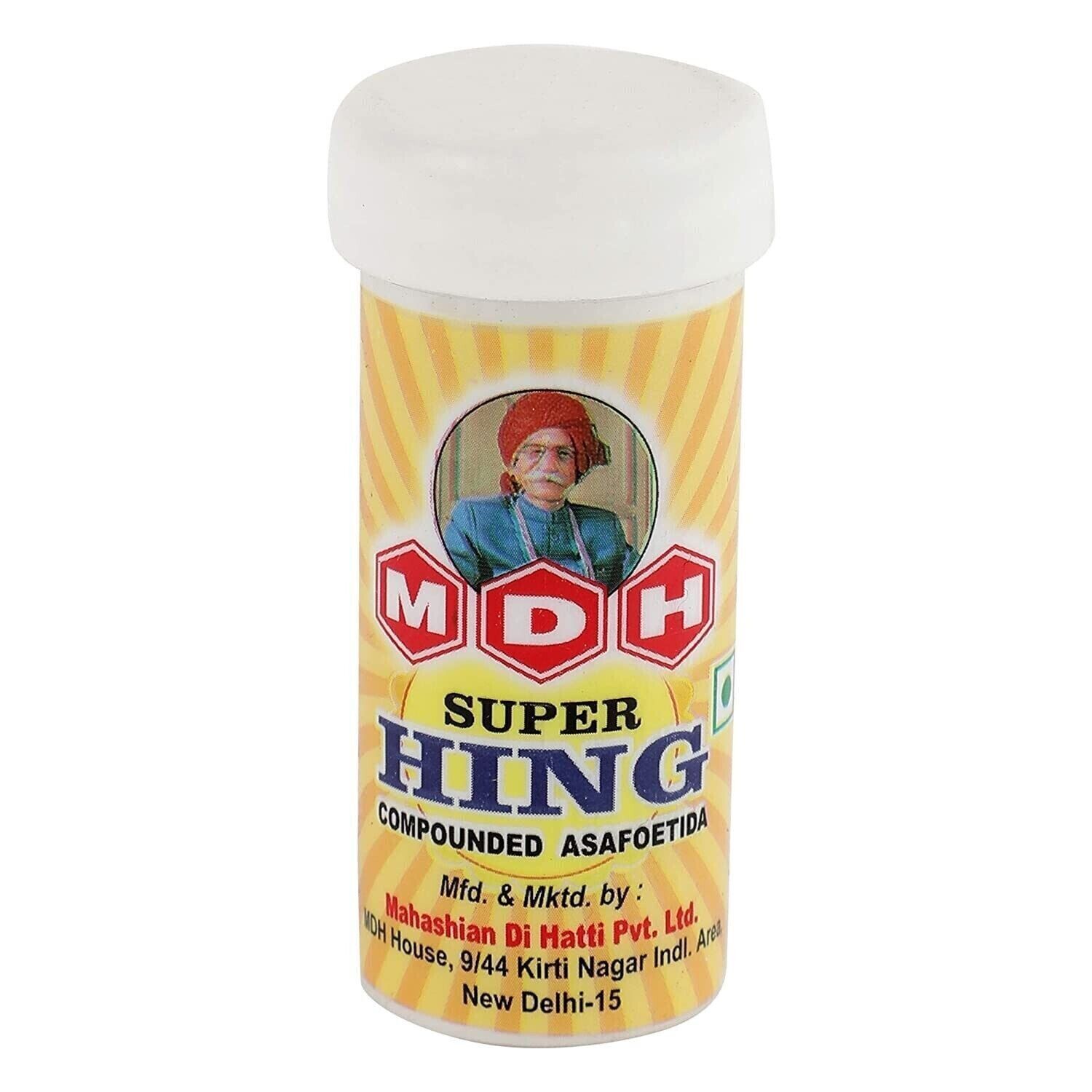 8X MDH Asafoetida Hing Jar (10g) each -Strongest Compounded Pure Hing Powder