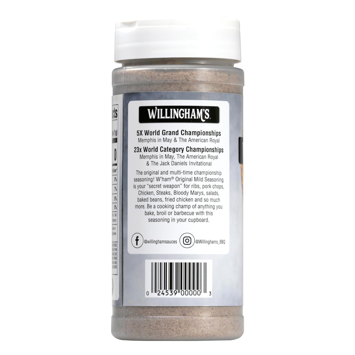Willingham’s W’ham Seasoning – Original Mild Free Shipping