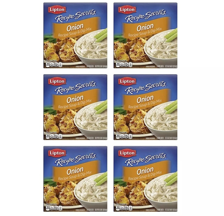 Lipton Recipe Secrets Onion Soup & Dip Mix, 2 Oz (Pack of 6)