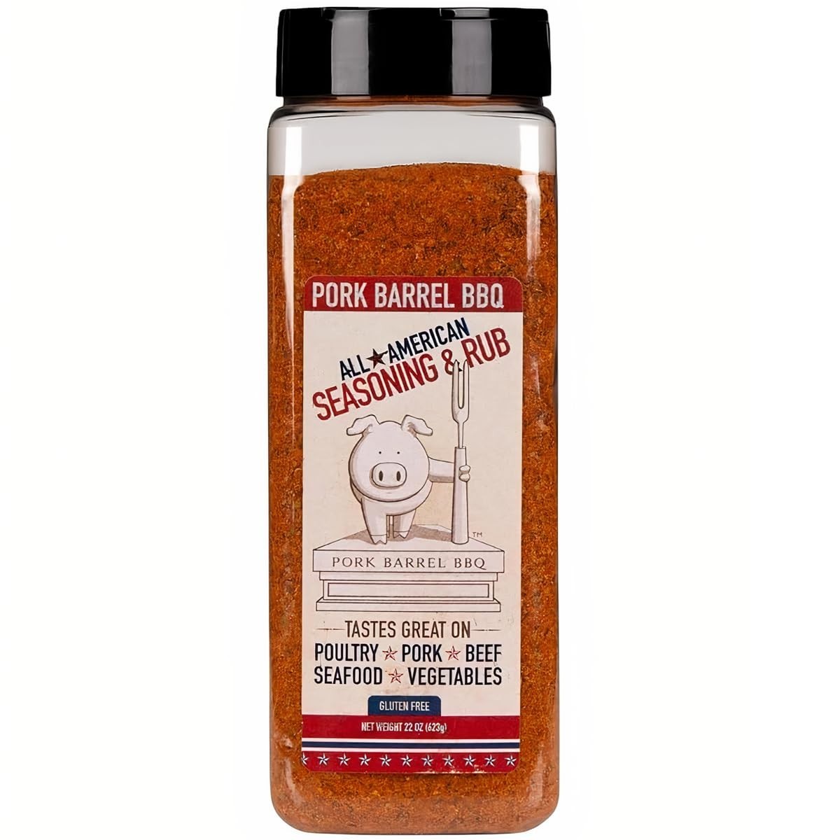 Versatile 22oz BBQ Seasoning Rub – Sugar-Free & Gluten-Free for All Meats