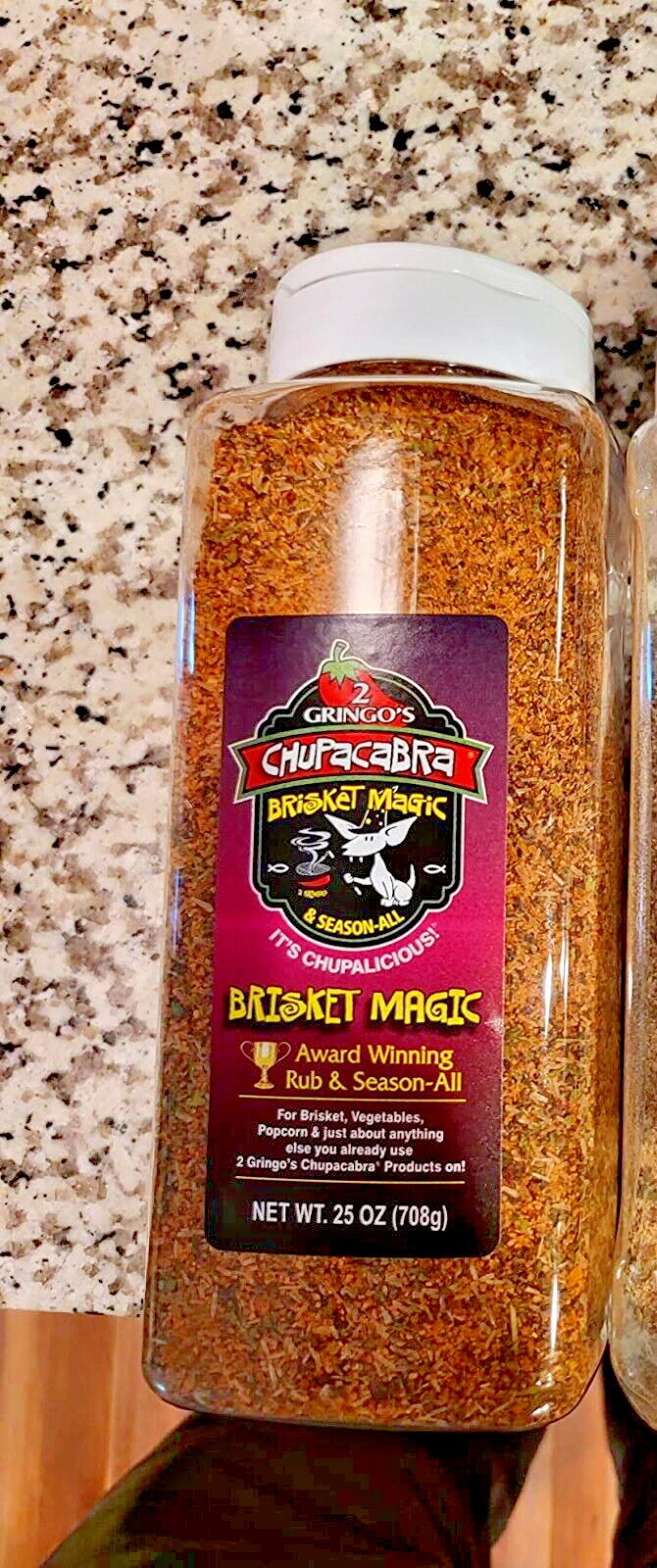 Gringos Chupacabra Brisket Magic Seasoning 25 Ounce for Cooking and Grilling New
