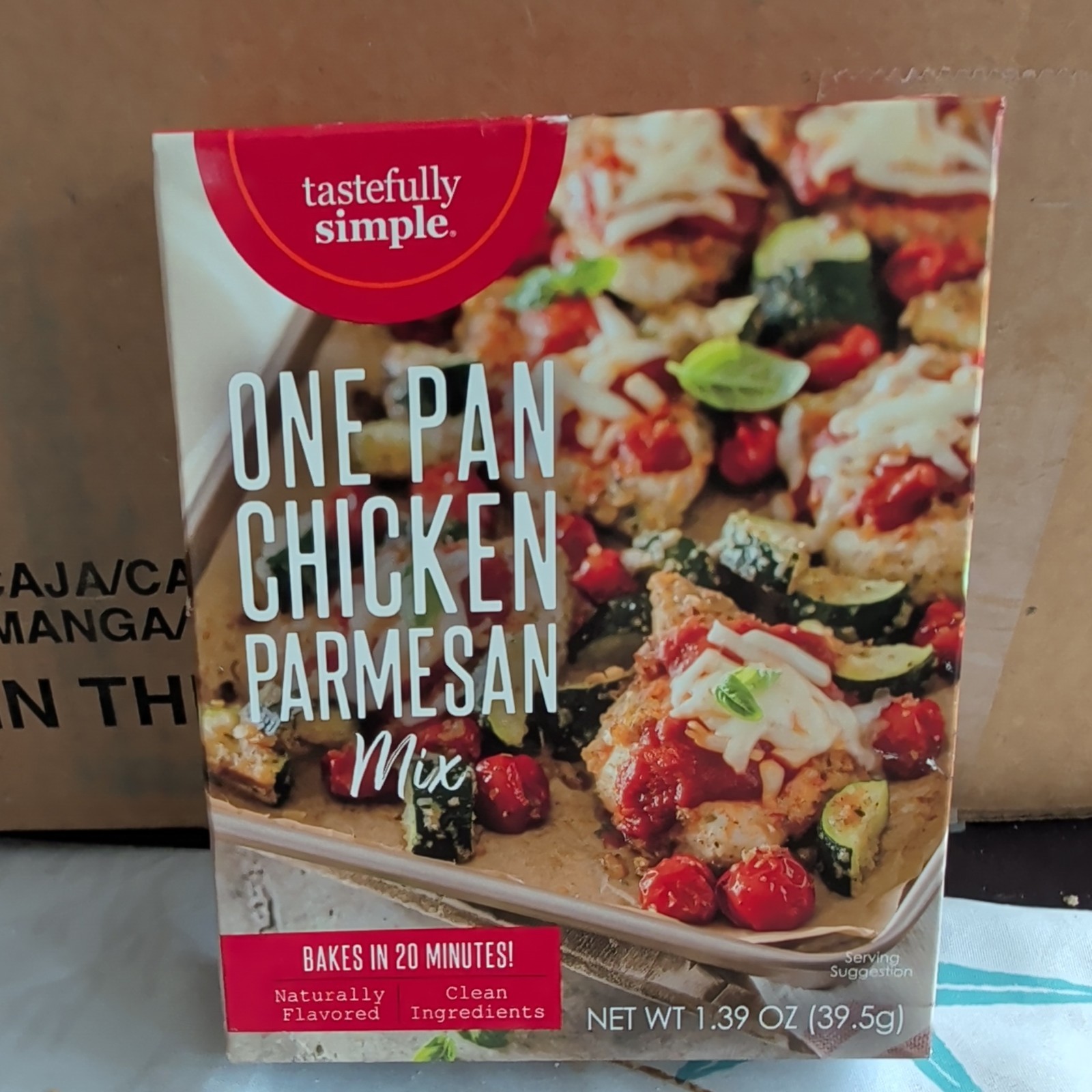 Tastefully Simple One Pan Chicken Parmesan Mix Quick Easy Meal-Expired 6-8-24