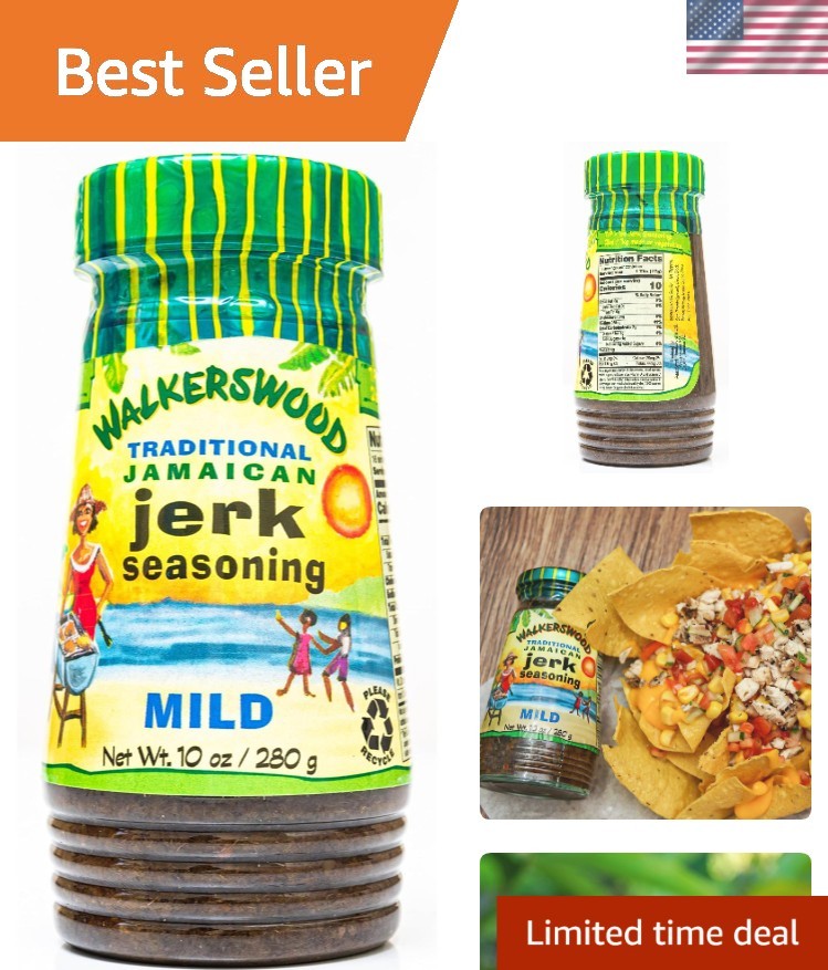 10 oz of Flavorful Mild Jamaican Jerk Marinade – Elevate Your Cooking Experience