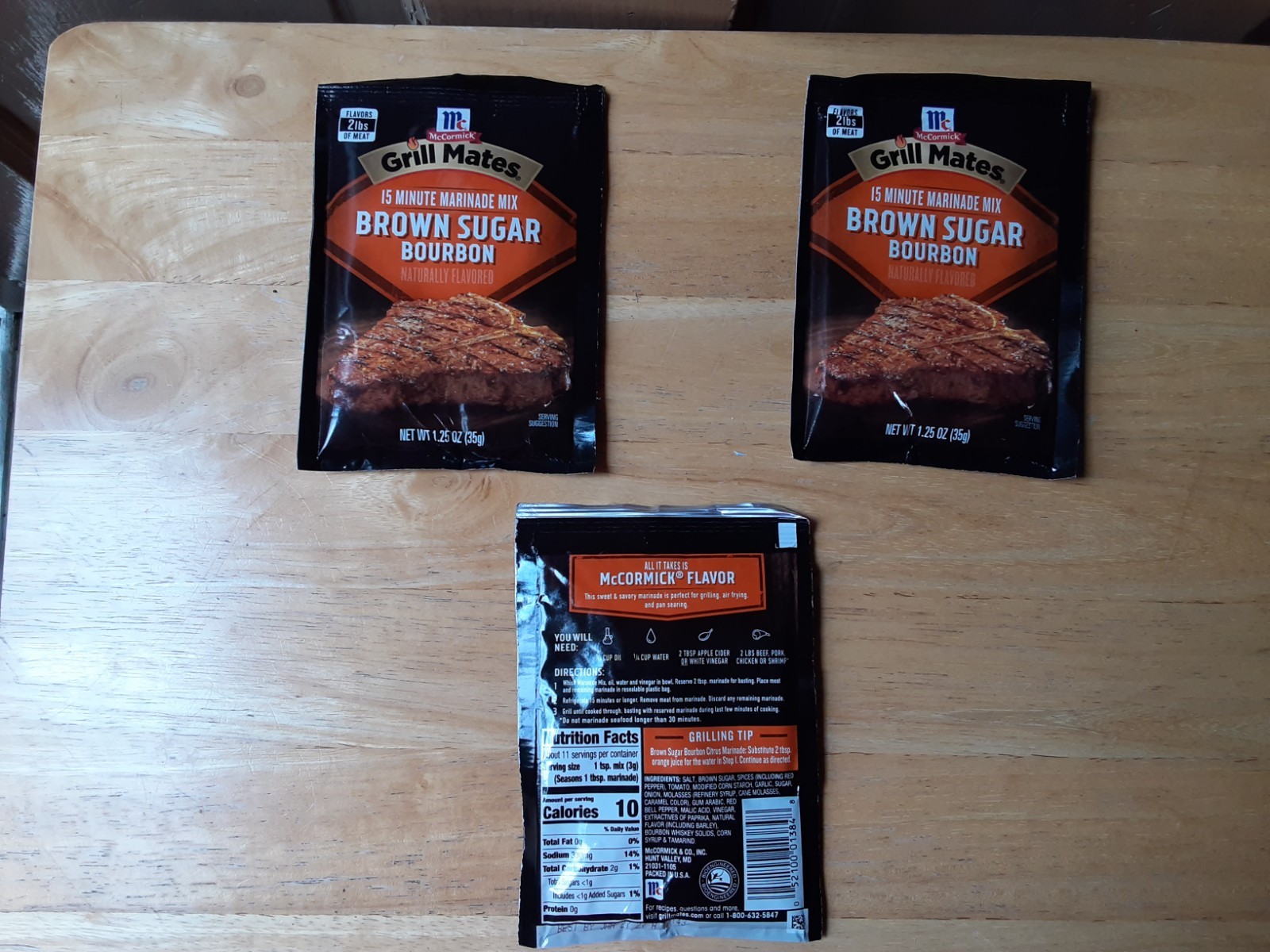 McCormick Grill Mates Brown Sugar Marinade Mix EXP. Date 1-27-27