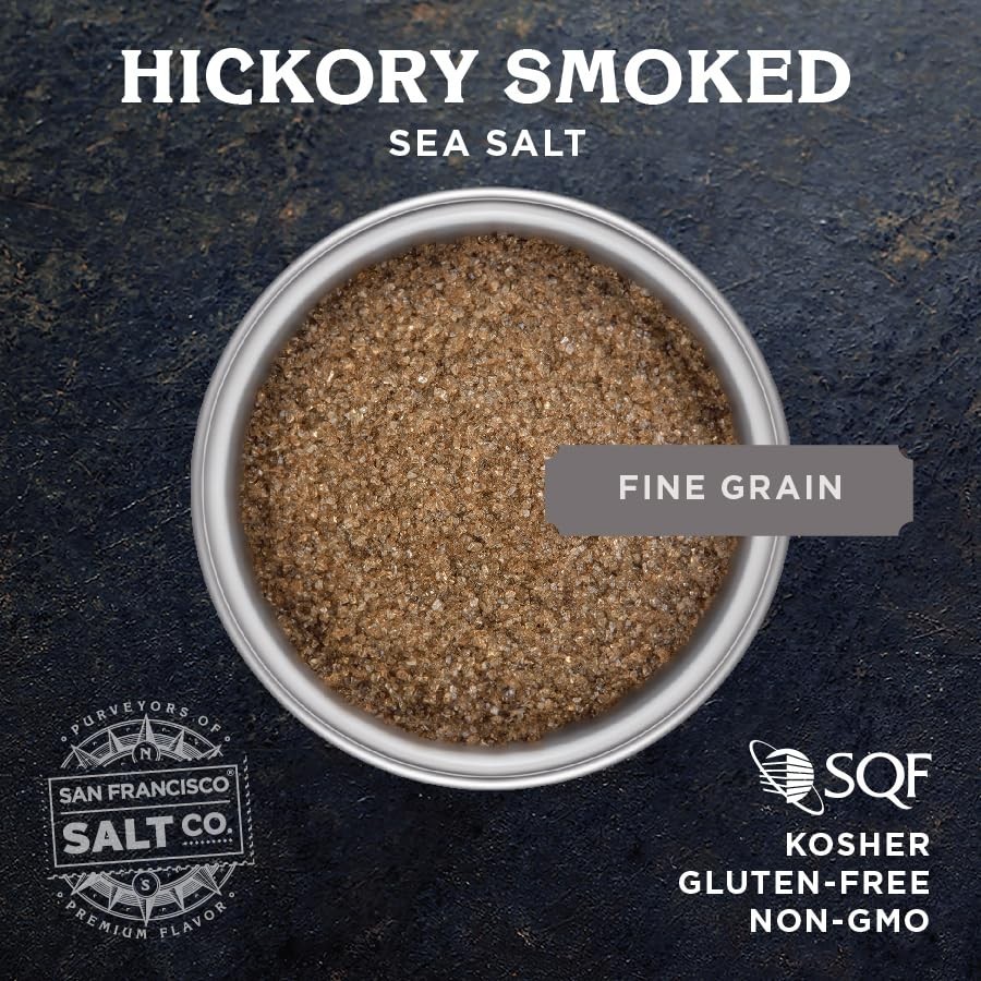 Hickory Smoked Sea Salt 2 lb. Bag – Fine Grain