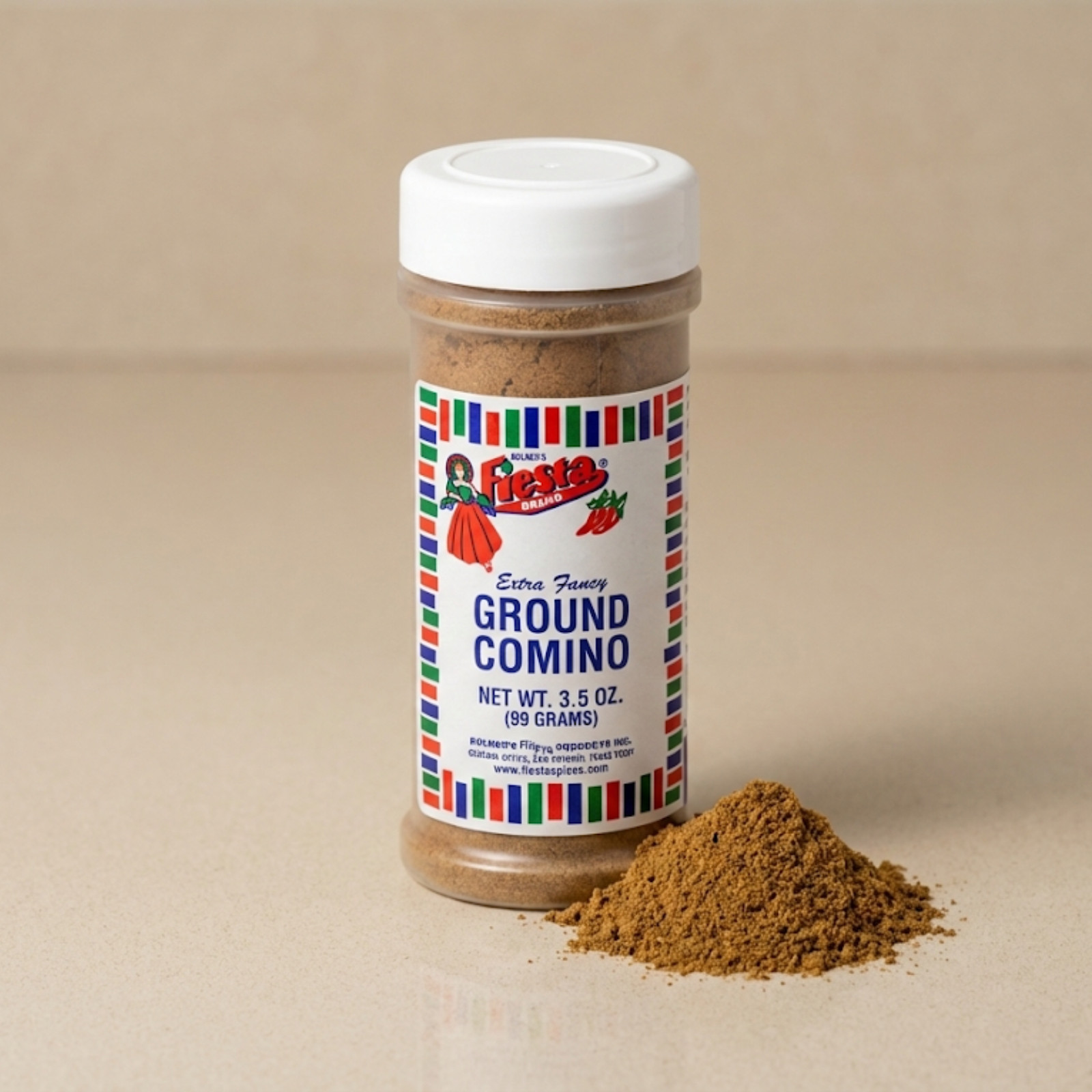 Bolner’s Fiesta Ground Comino 3.5 oz Aromatic Cumin Texas Spice