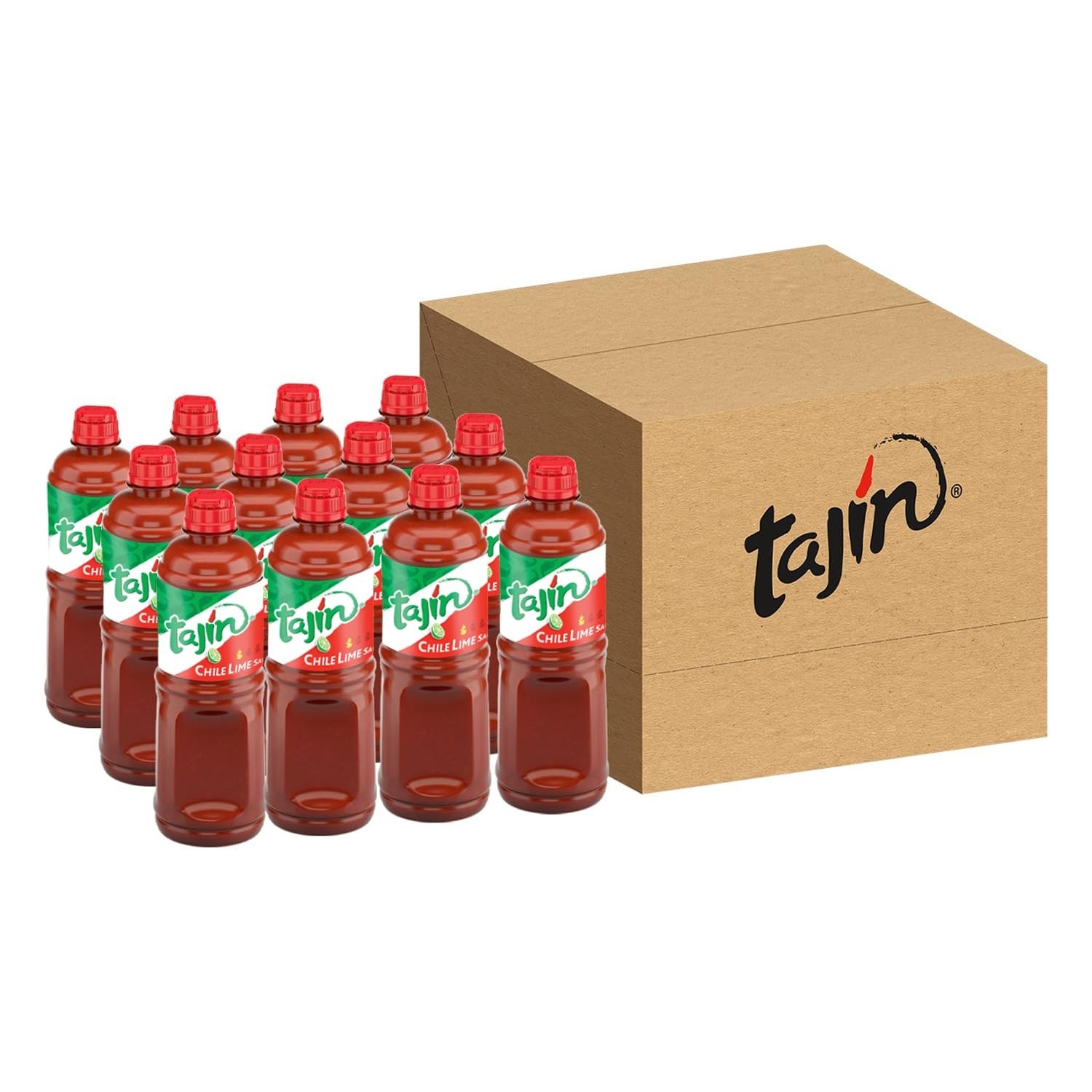 Tajin Chile Lime Sauce 15.38oz (Pack of 12) Chile Lime Sauce Tangy Mildly Spicy