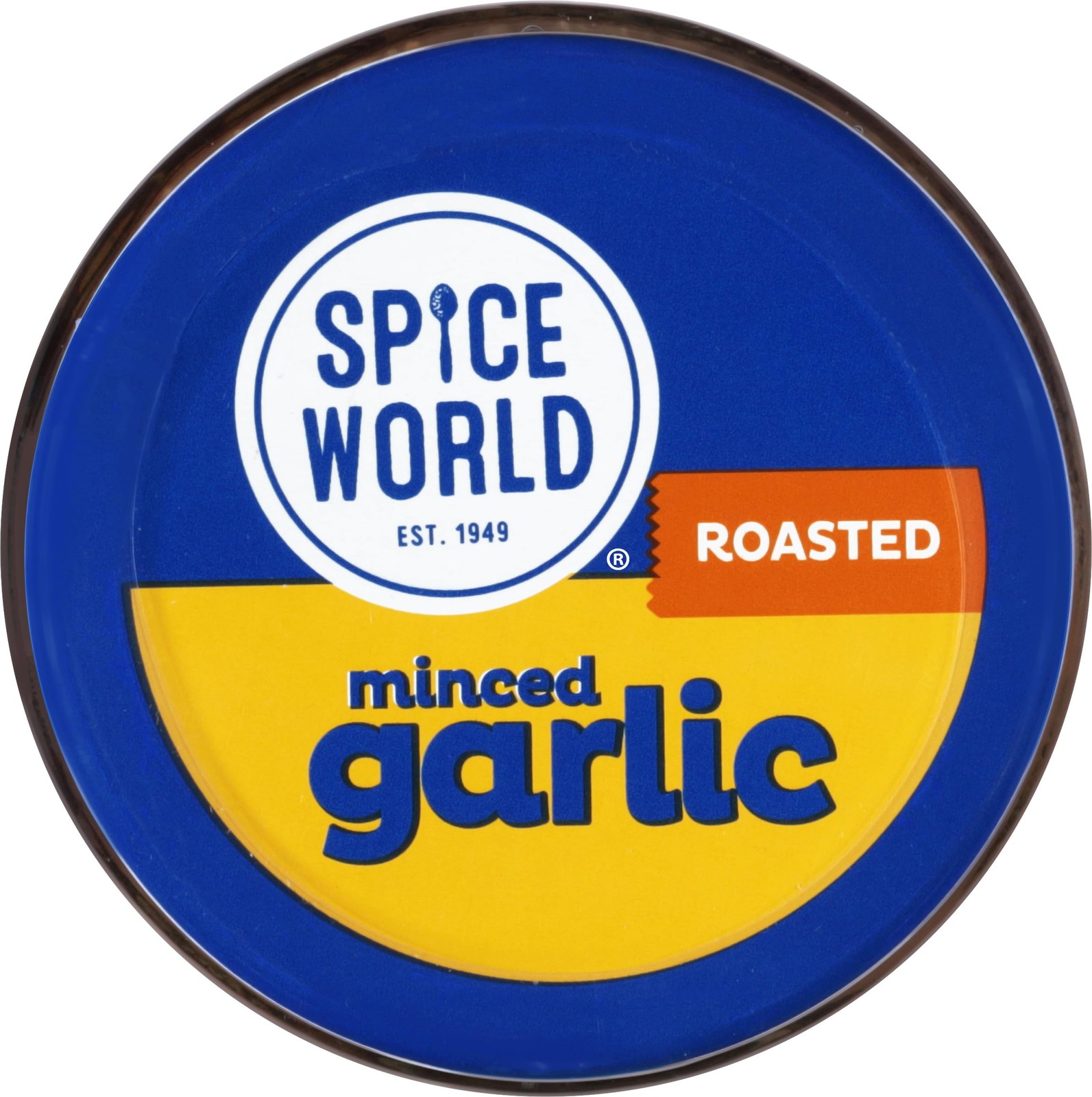 Spice World Roasted Minced Garlic – 4oz Container 4 Ounce (Pack of 1)