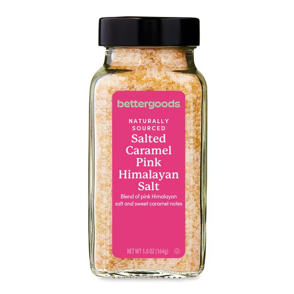 (pack of 2)bettergoods Salted caramel pink Himalayan Salt 5.8 oz(Each)