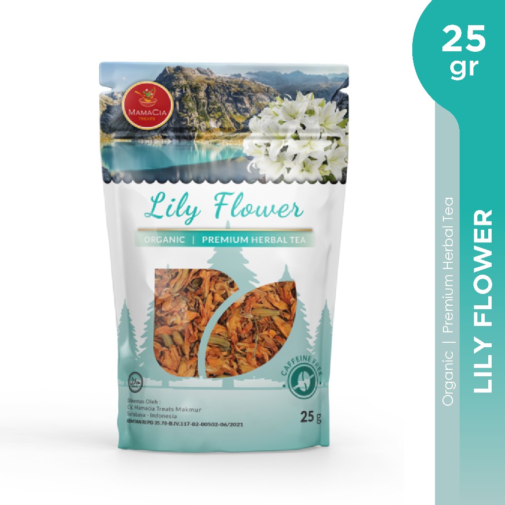 Lily Flower Herbal Tea Loose Petals 25g | Caffeine-Free, Floral Aroma