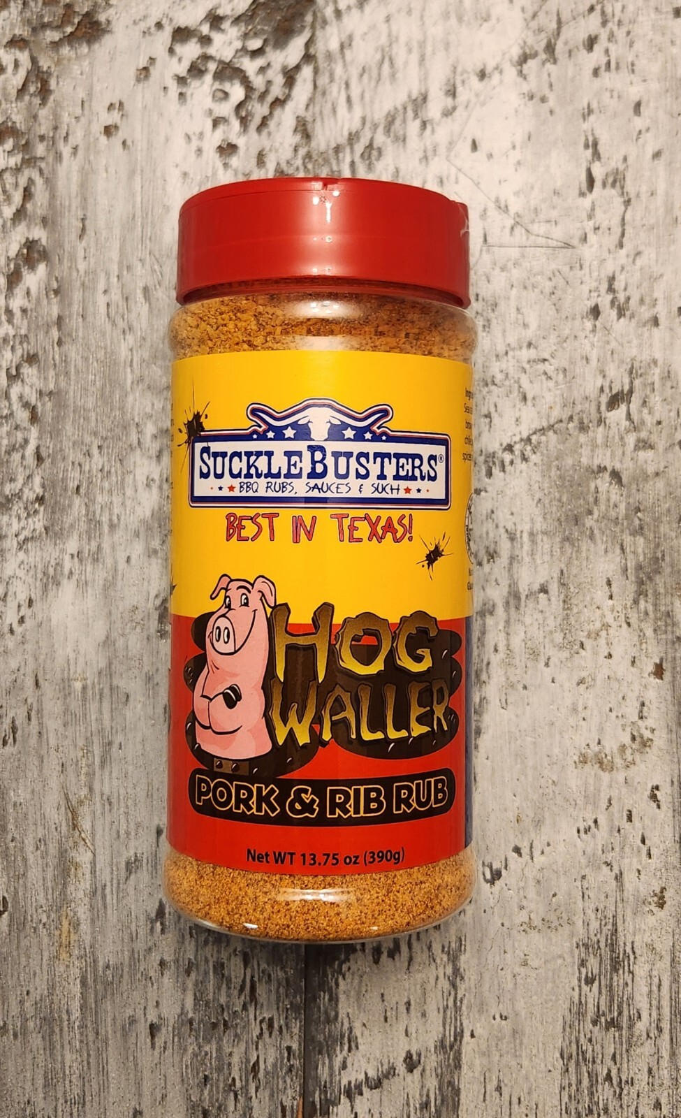 Suckle Busters 13.75 Oz Hog Waller Dry Pork & Bbq Rib Rub Competition Rated