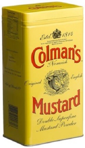Colman’s Dry Mustard Powder, 16 Ounce Tin