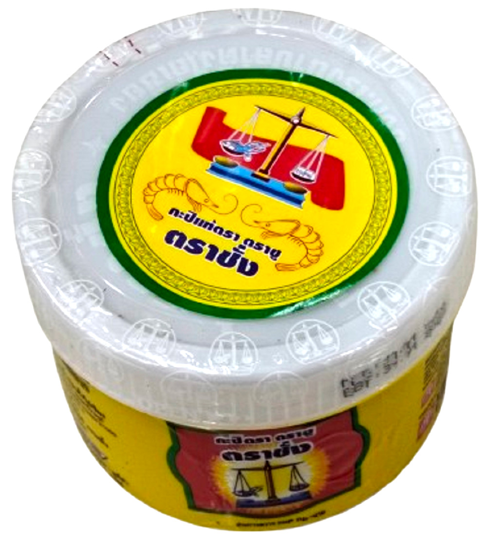 Trachang Brand Shrimp Paste Thai Kapi for Nam Prik Curry Cooking Non-MSG 185g ×3