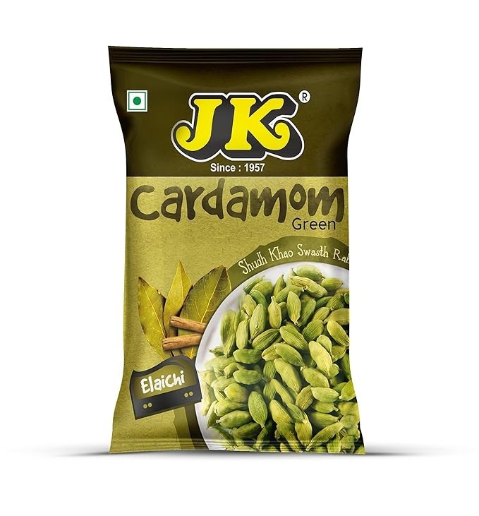 JK Premium Green Cardamom (Elaichi) 7-8mm (25g)Pack of 2