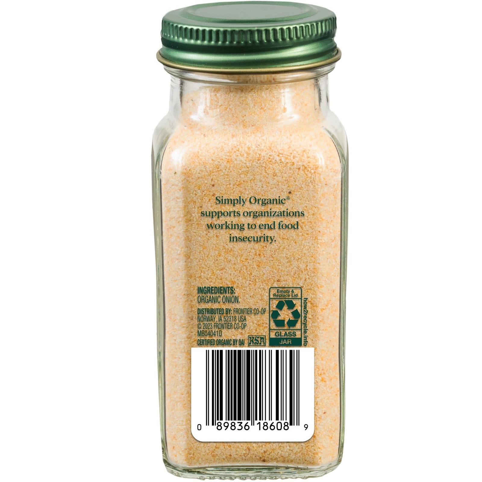Simply Organic White Onion Powder, 3-Ounce Jar, 3 Ounce (Pack of 1), No Color