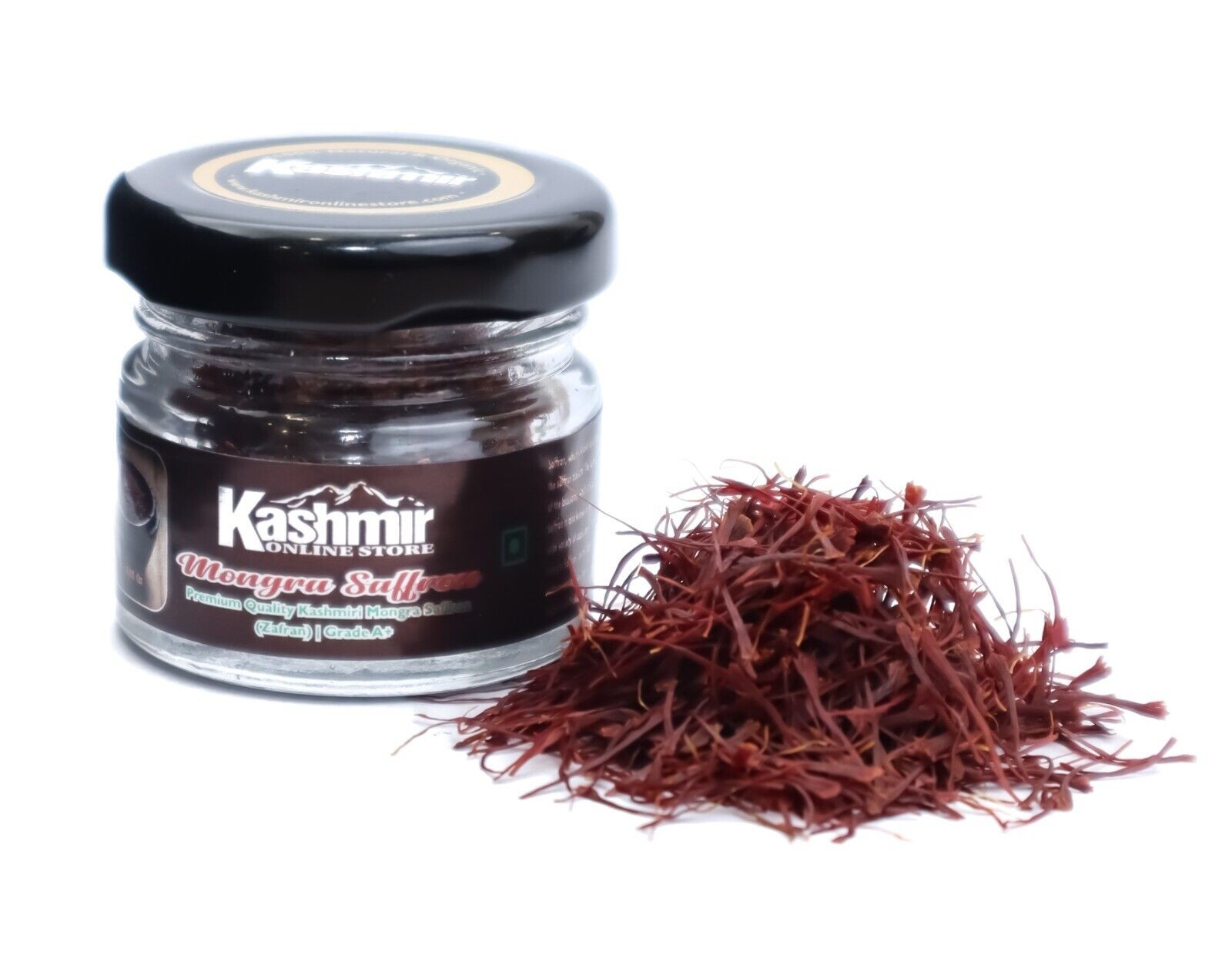 A+ Grade Kashmiri Saffron – 1gm Pure Red Kesar Threads Premium Quality…