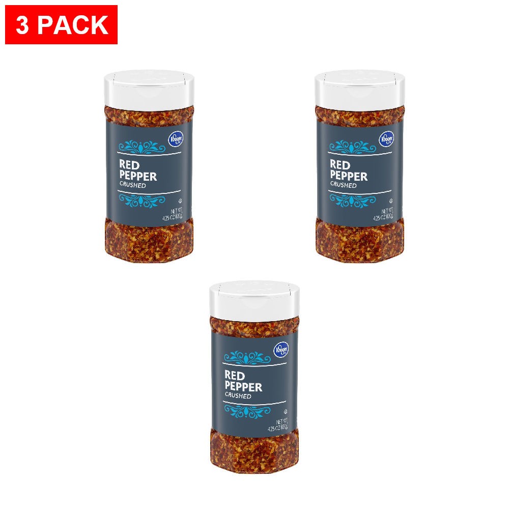Kroger Crushed Red Pepper 4.25 oz – Pack of 3