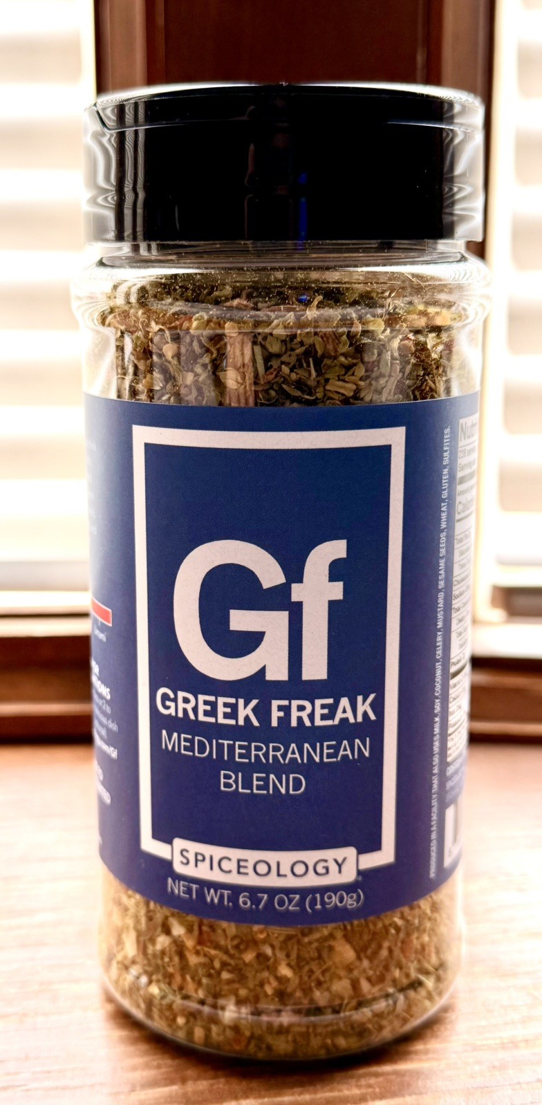 Spiceology Greek Freak Mediterranean Blend Seasoning 6.7 Oz (190g) EXP 2028