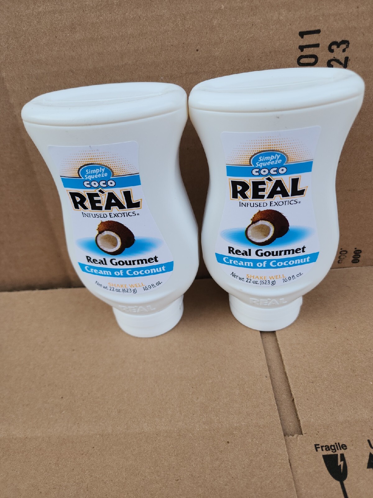 Real Infused Exotics Coco Real Cream of Coconut – 16.9 fl oz (Pack of 2)