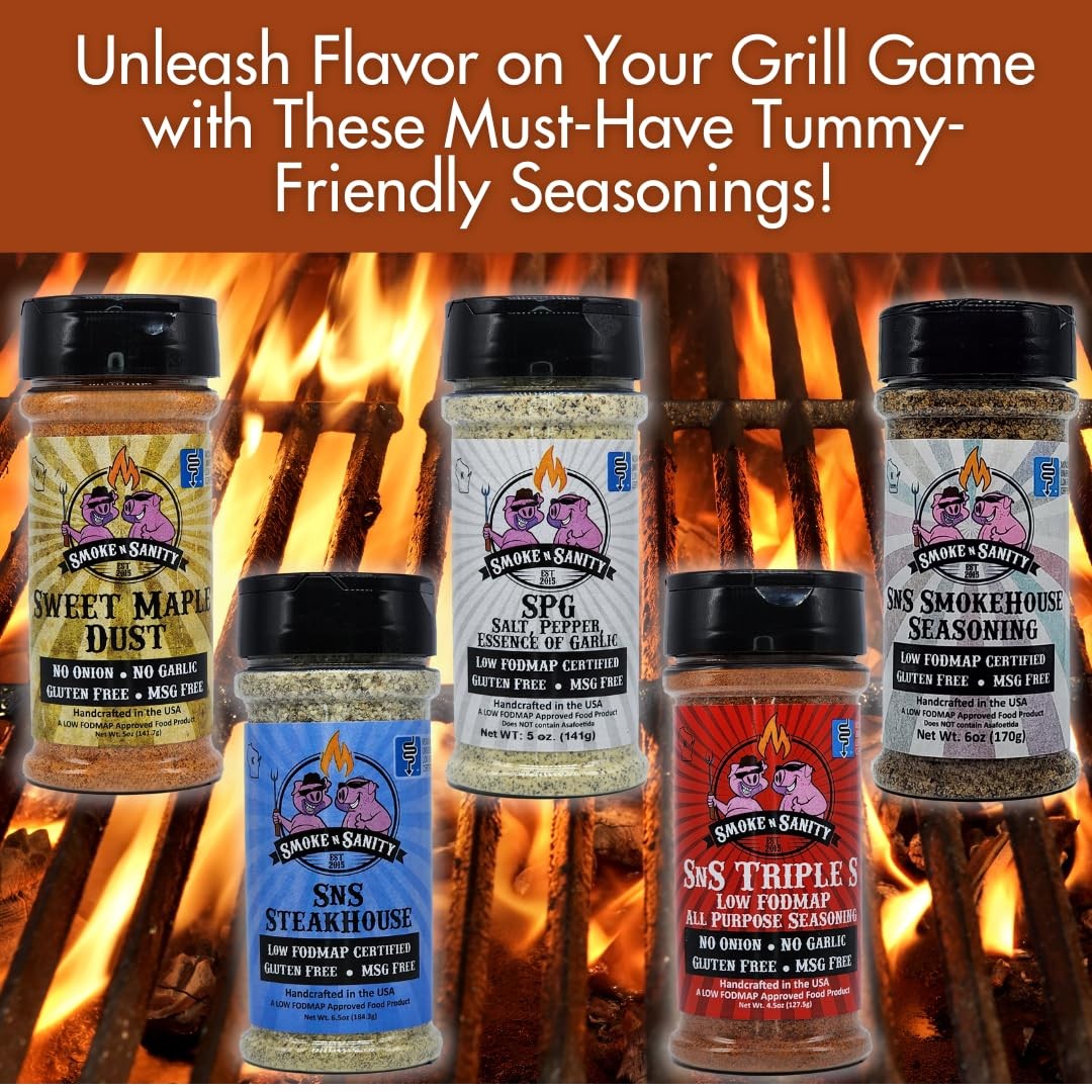 Sweet Maple Dust Certified Low FODMAP Seasoning Gluten Free Certified Kosh…