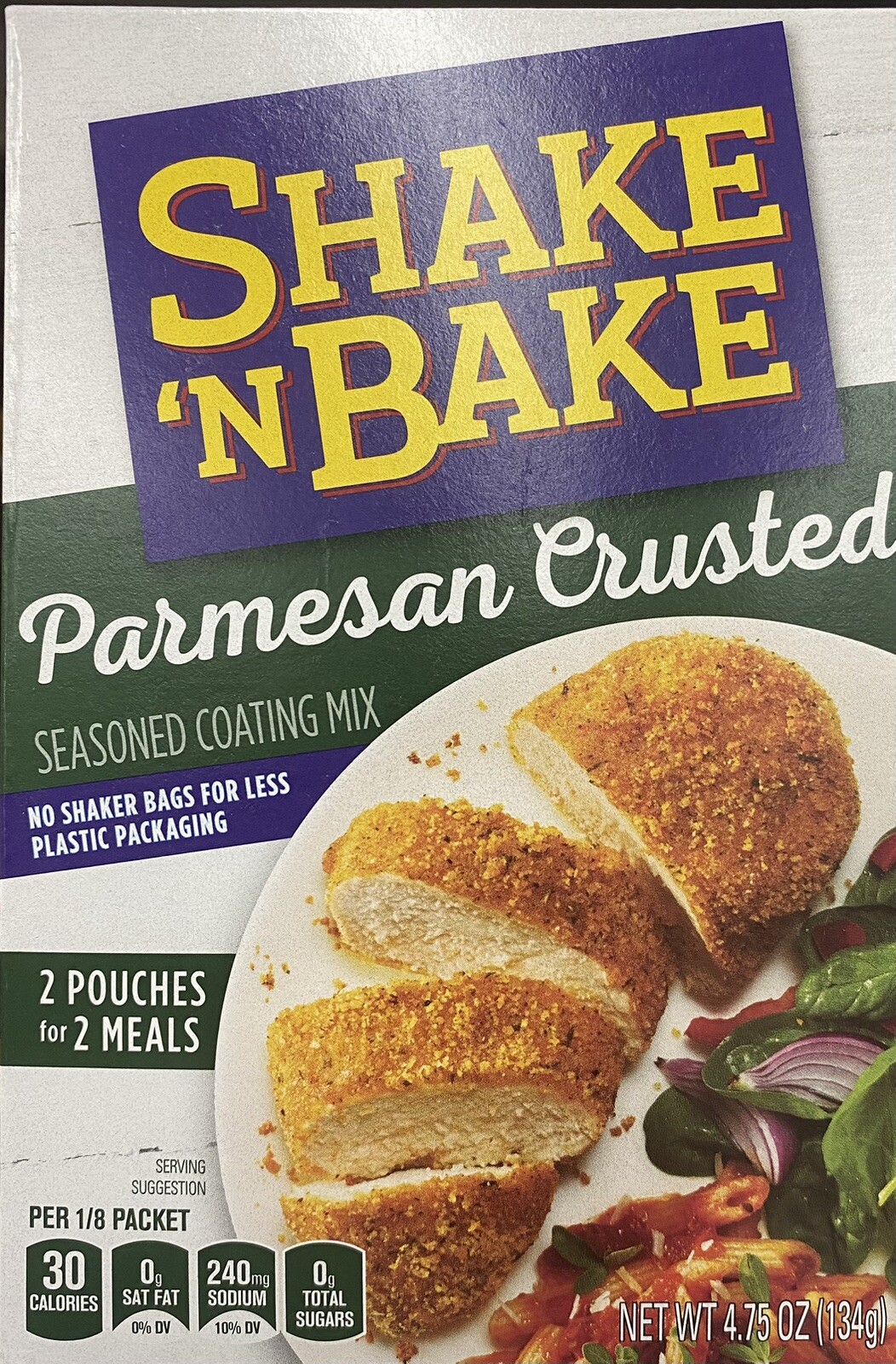 SHAKE N BAKE PARMESAN CRUSTED Seasoned Coating Mix 4.75 oz Box