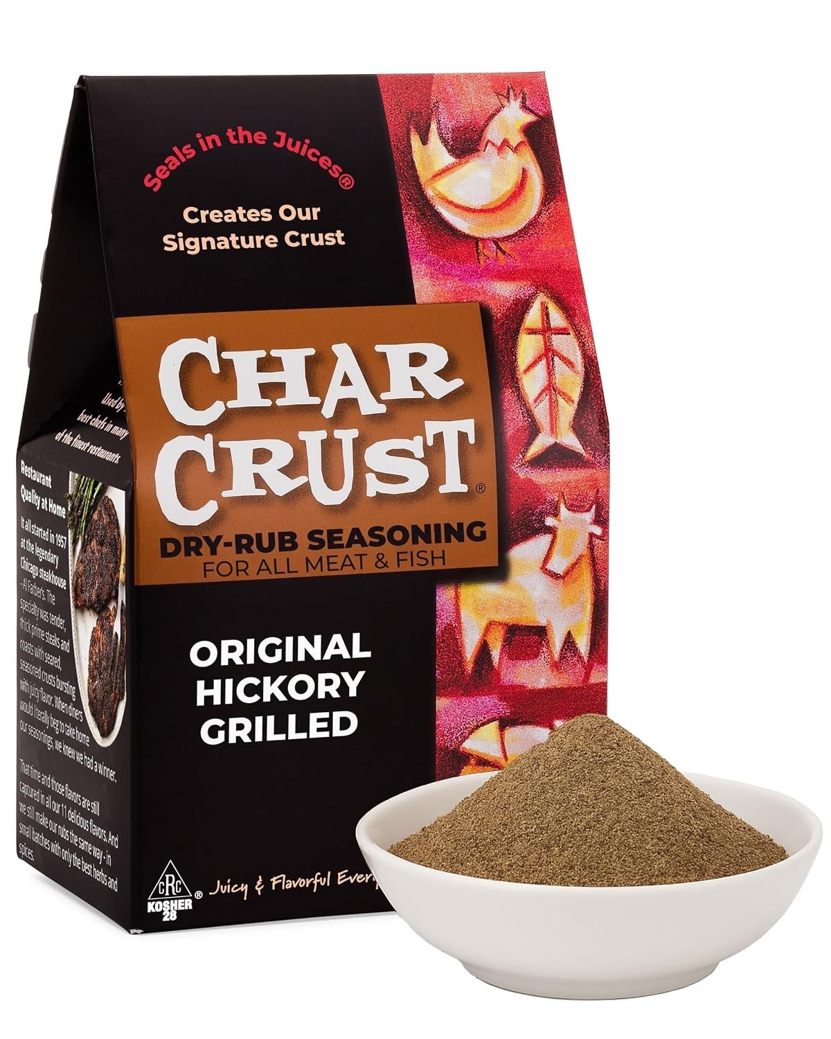Hickory Grilled Dry-Rub Seasonings for Steaks & Ribs