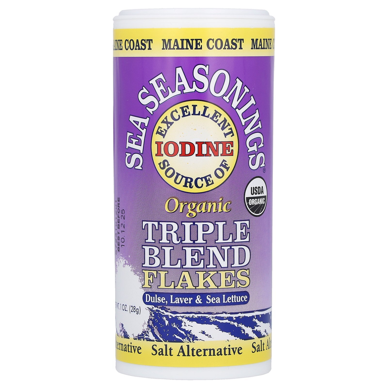 Sea Seasonings, Organic Triple Blend Flakes, 1 oz (28 g)