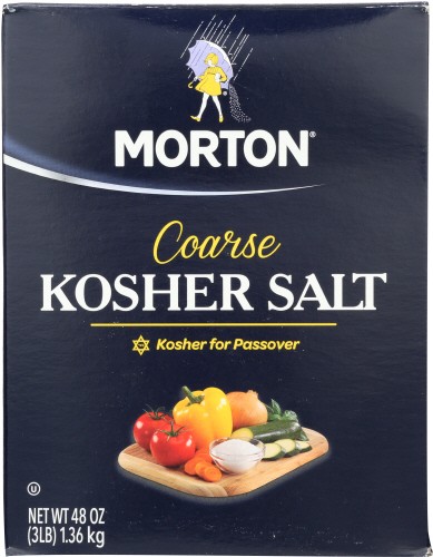 Mortons Salt Kosher 48 Oz (Pack of 12)