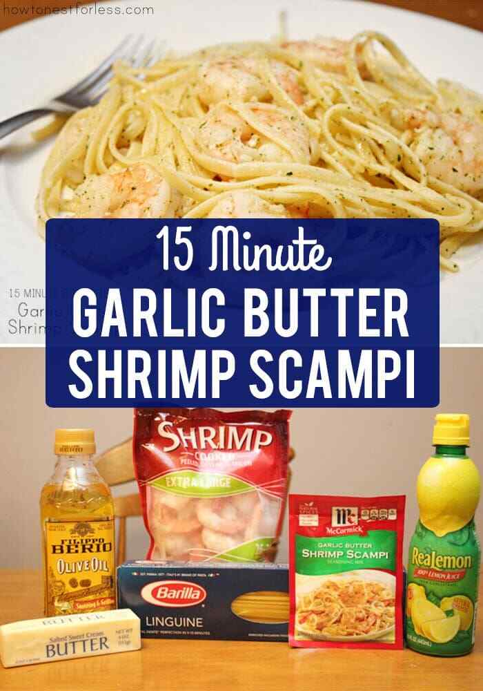 McCormick Garlic Butter Shrimp Scampi Seasoning Mix Sauce Packets (3 Packs)