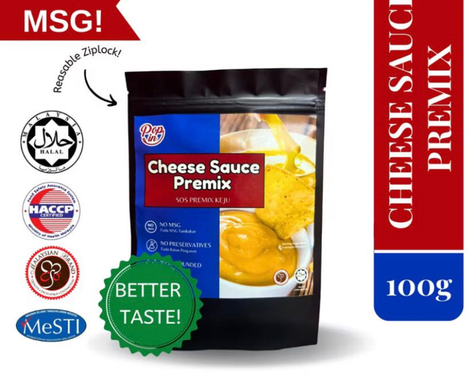 seasoning cheese sauces powder spicy + original