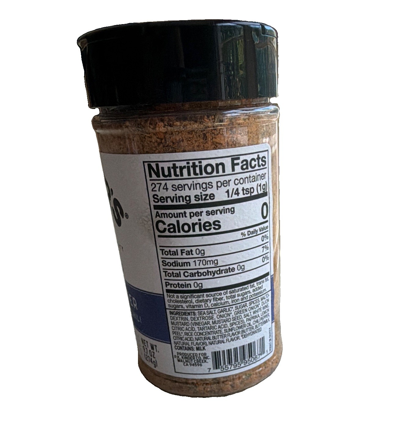 Kinder’s Cowboy Butter Seasoning Spice Mix w/ Dijon & Butter, 274 Servings