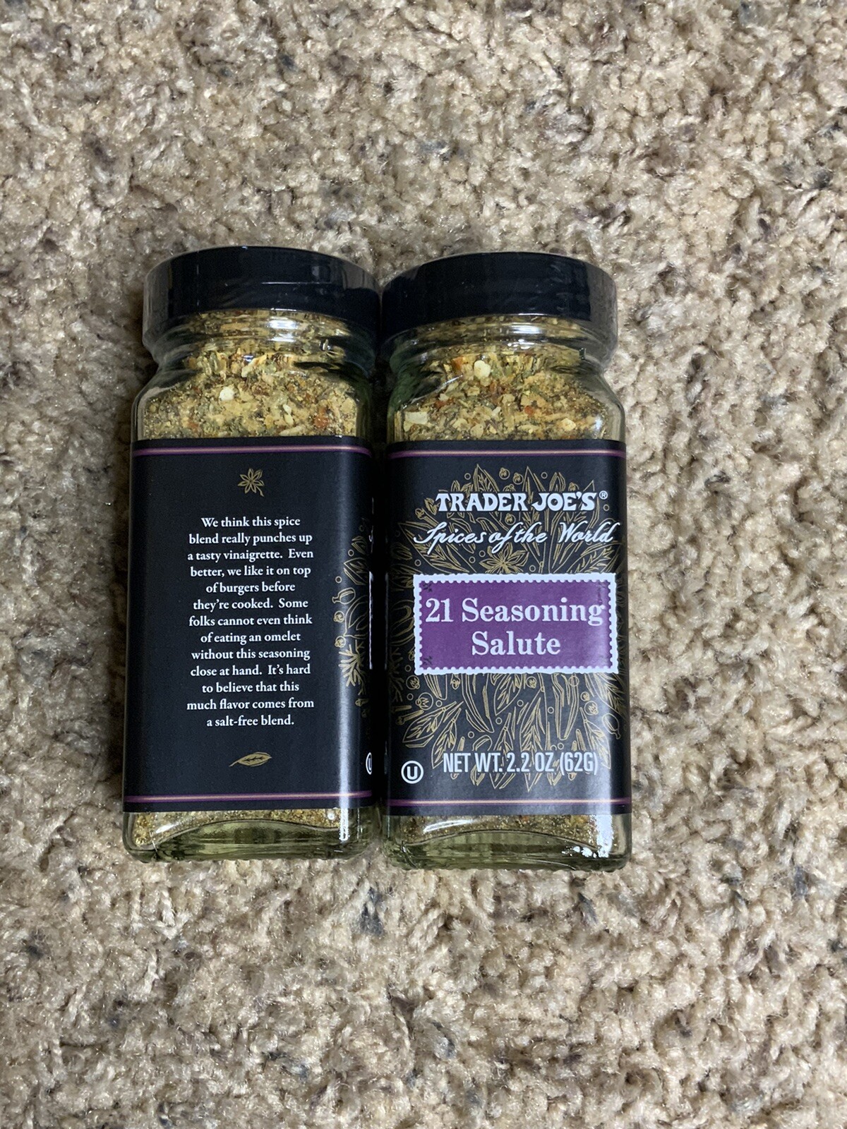 Trader Joe’s 21 Seasoning Salute Spice Blend Salt Free 2-PACK