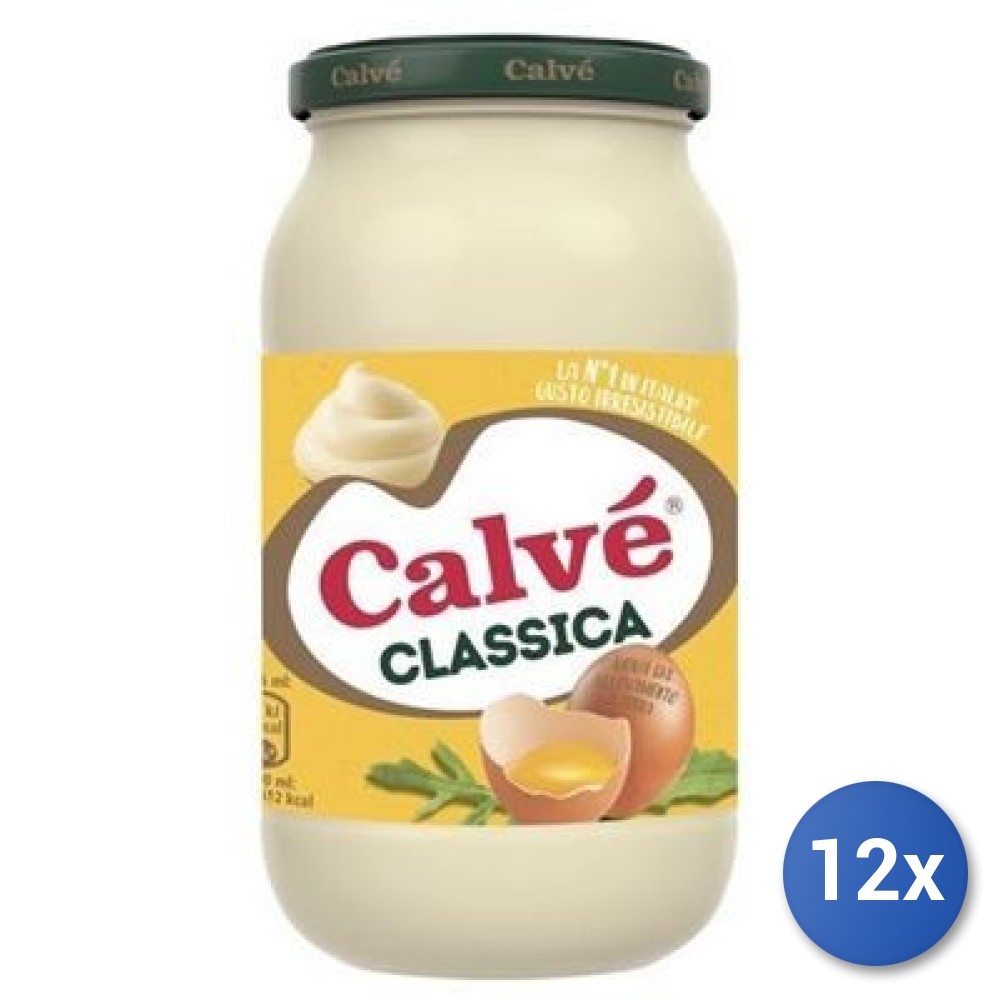 12X Multipack Calvé Mayonnaise Jar 450G