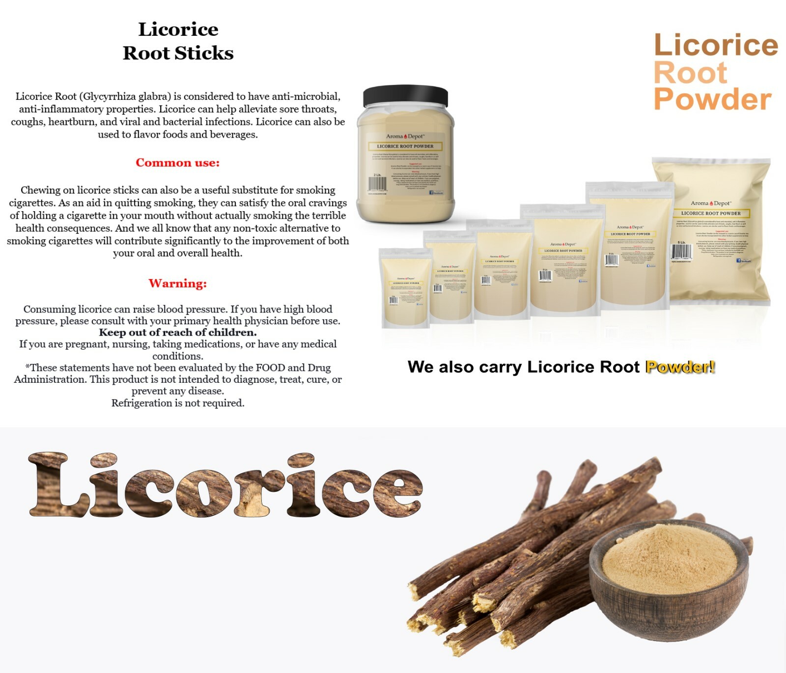 5lb Licorice Root Powder Raw Glycyrrhiza glabra 100% Premium Mulethi (Liquorice)