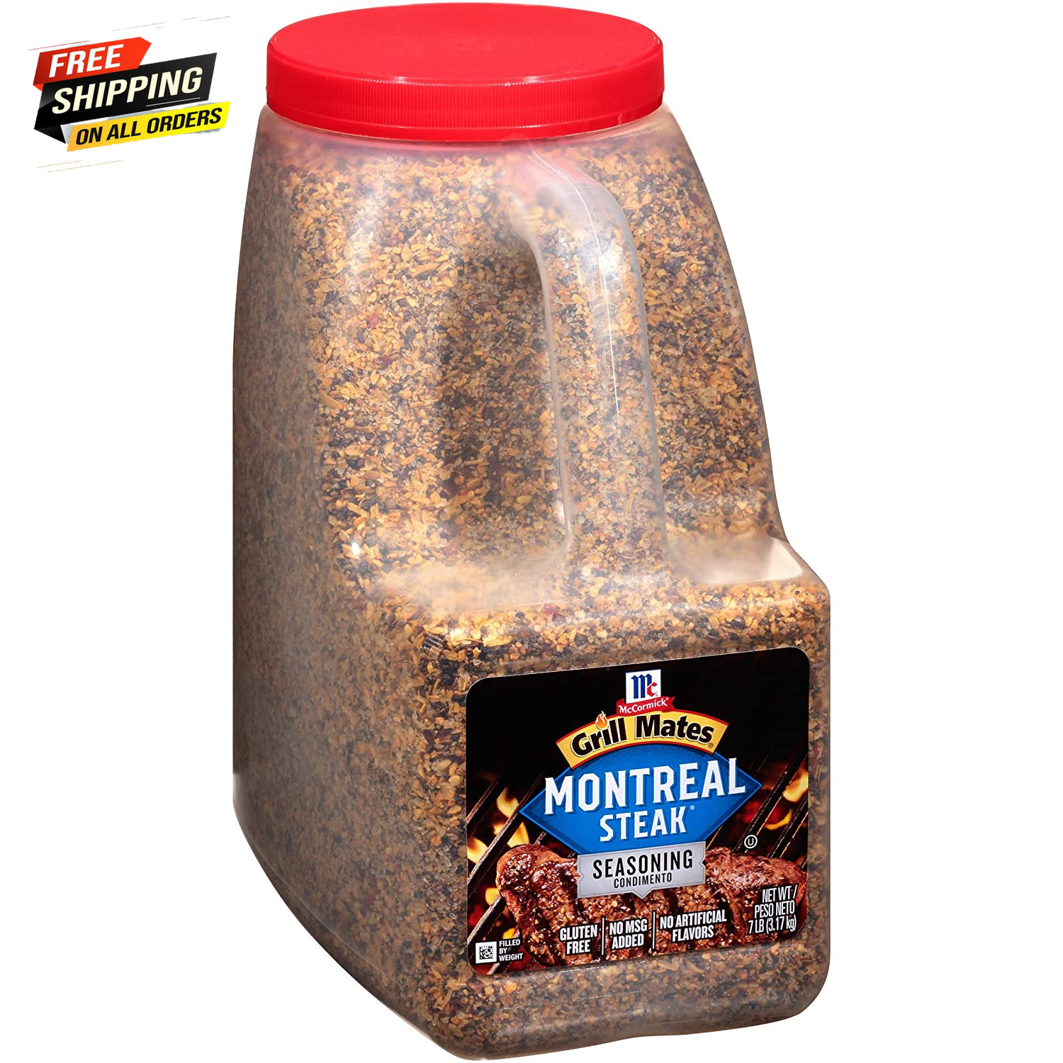 Montreal Steak Seasoning, 7 lb – One 7 Pound Container Montreal Steak Rub Sea…