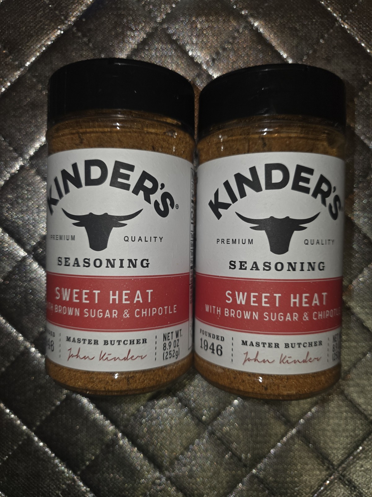Kinder’s SWEET HEAT Seasoning Brown Sugar & Chipotle 8.9 Oz Lot Of 2
