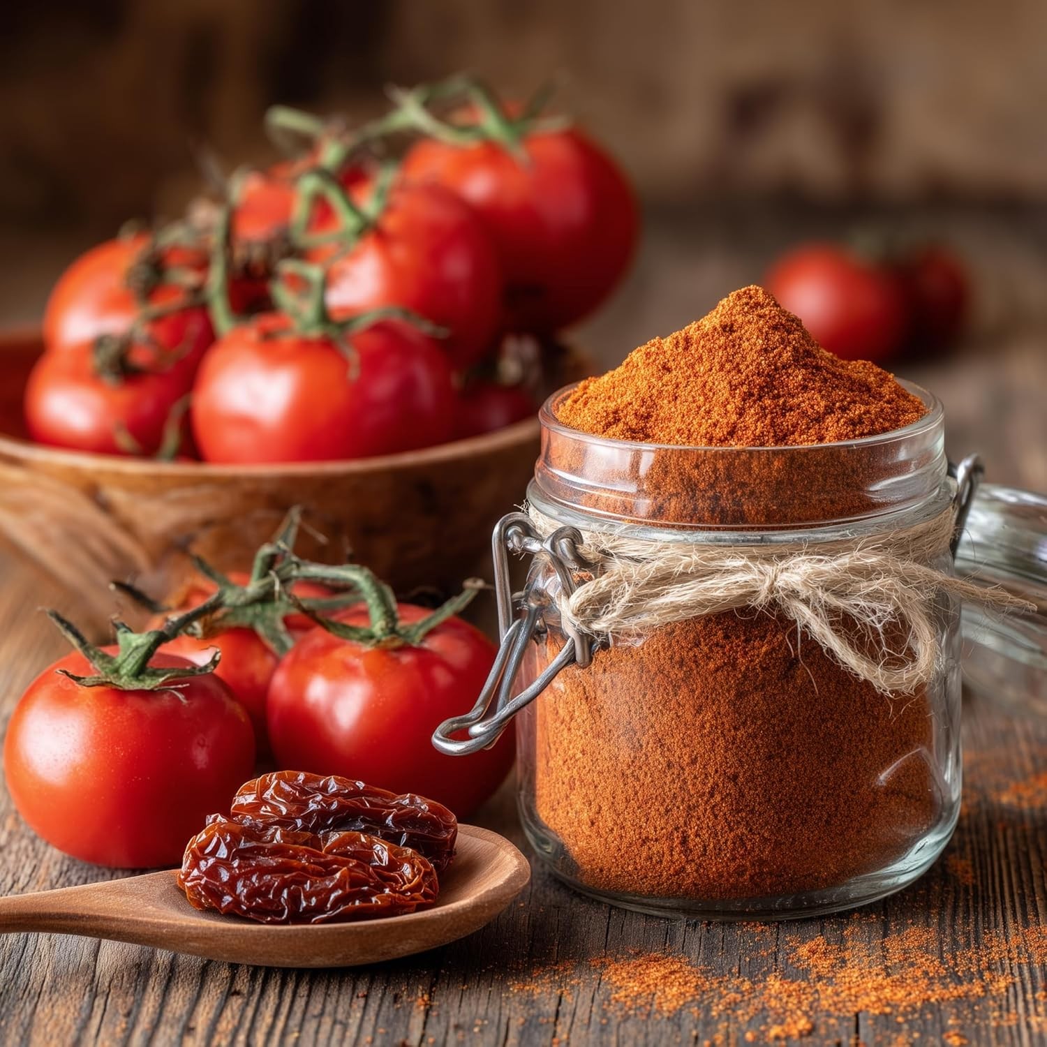 Dried Tomato Powder 8oz Resealable Pouch Non-GMO Kosher Perfect Cooking Baking