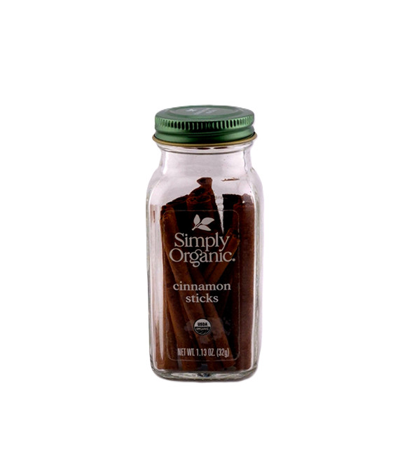 Simply Organics Cinnamon Sticks 1.13 oz USDA Organic Kosher Non ETO