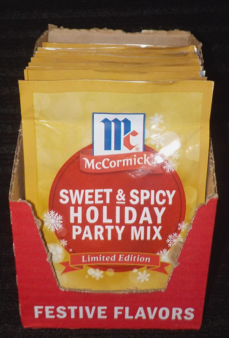 12 pk McCormick SWEET & SPICY Holiday PARTY Seasoning Mix Lmtd Edtn exp 07/2027